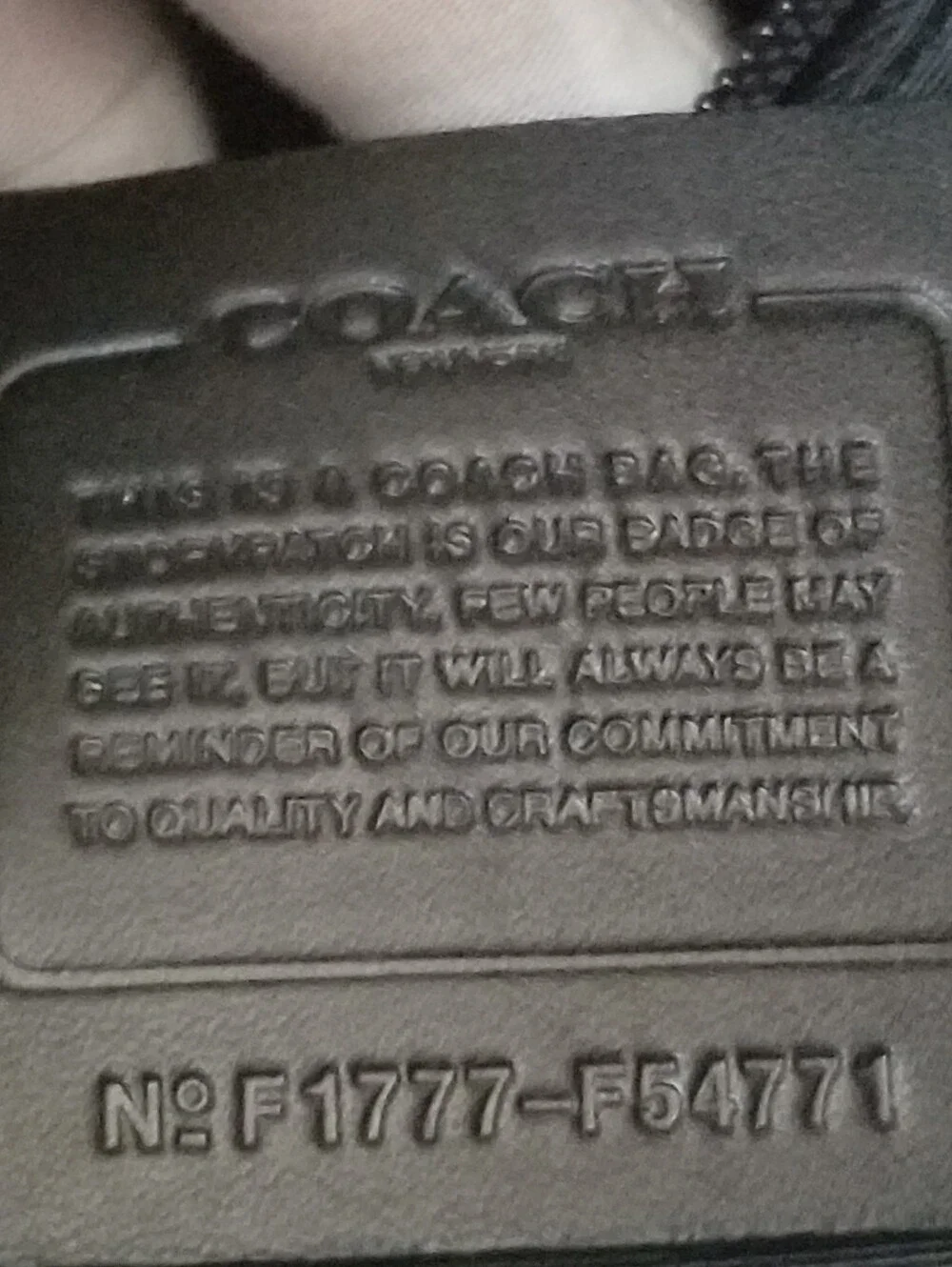 Coach Messenger Bag Crossbody F54771